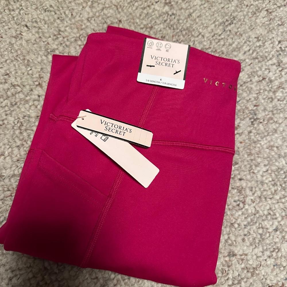 Victoria’s Secret🩷Magenta Performance Workout Pants - Picture 3 of 4